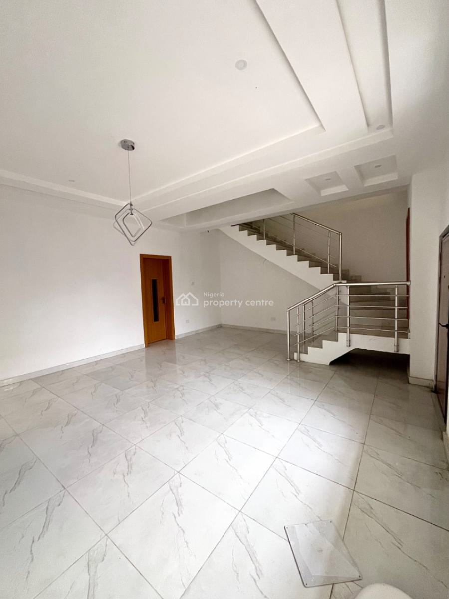 Elegant 4 Bedroom Semi- Detached Duplex with a Maid Room and Security, Atlantic View, Lekki, Lagos, Semi-detached Duplex for Rent