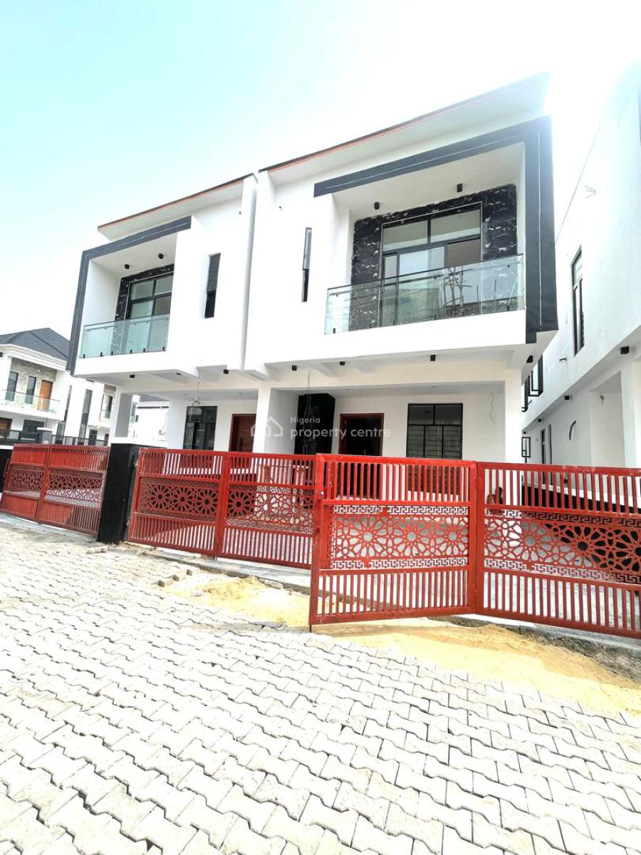 Newly Built 4 Bedroom Semi-detached Duplex with Bq, Ikota, Lekki, Lagos, Semi-detached Duplex for Sale