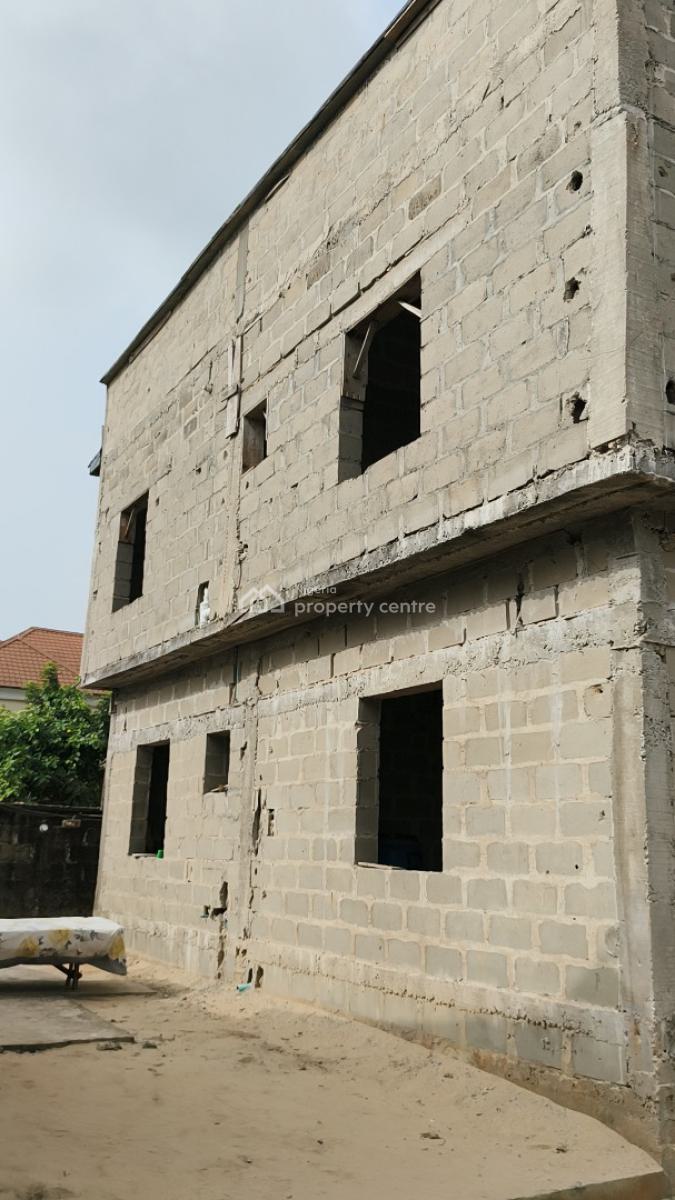 Carcass of Block of 4units of 2bedroom Flats and 2bedroom Bungalow., Stallion Wy. Off Lekki-epe Expressway, Bogije, Ibeju Lekki, Lagos, Block of Flats for Sale