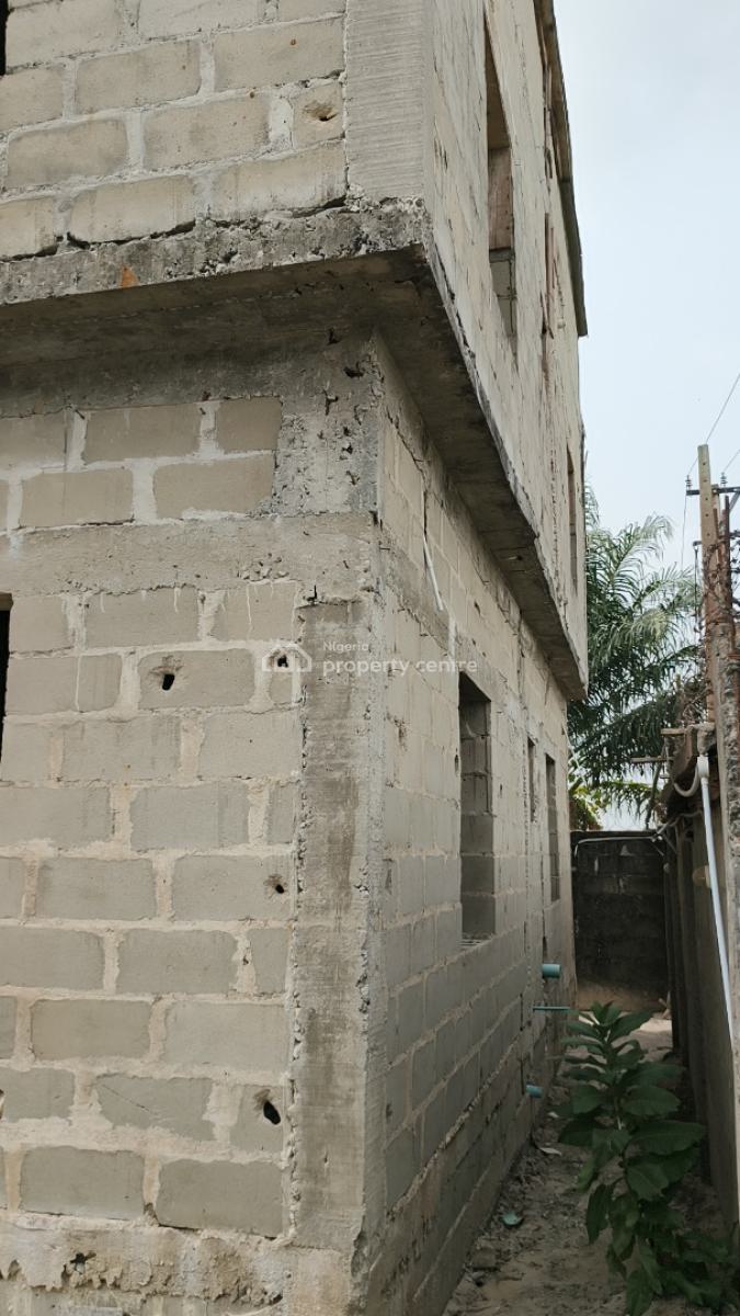 Carcass of Block of 4units of 2bedroom Flats and 2bedroom Bungalow., Stallion Wy. Off Lekki-epe Expressway, Bogije, Ibeju Lekki, Lagos, Block of Flats for Sale