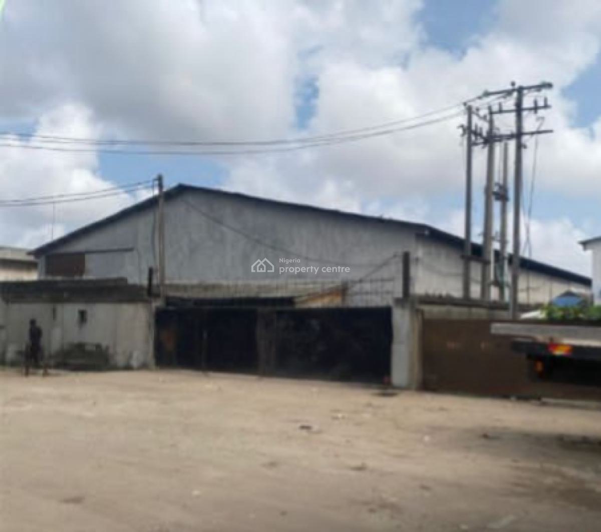 Industrial Property with Warehouses & Office on 16,000sqm Land, Off Eric Moore, Surulere, Lagos, Warehouse for Sale