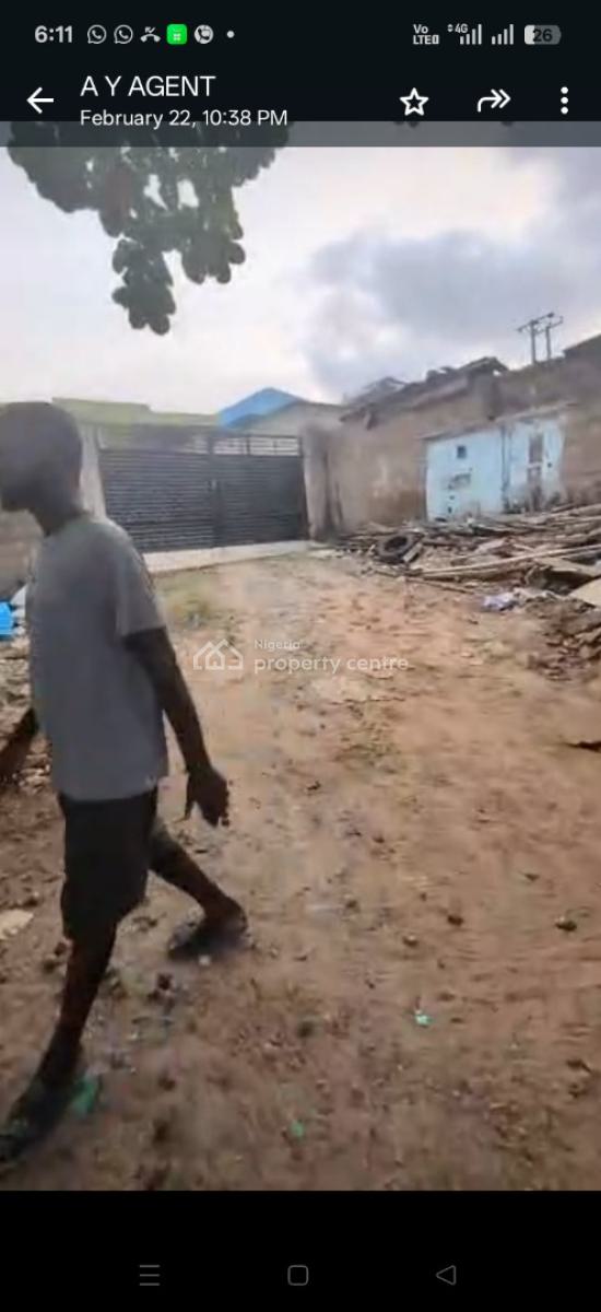 an  Acre of Land Available ,, Location: Secured Place Off Iju Road Before Jungle B/stop, Iju-ishaga, Agege, Lagos, Industrial Land for Sale