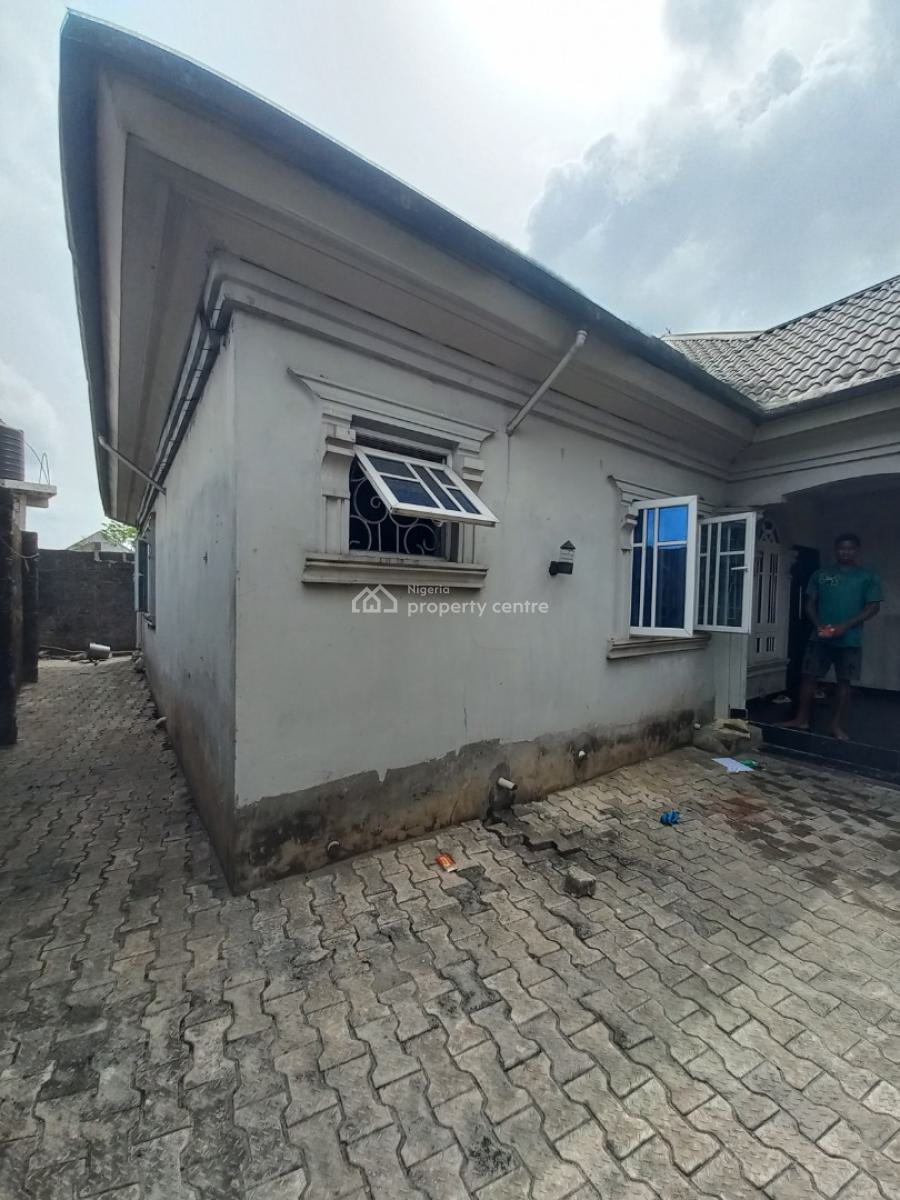 3 Bedroom Detached Bungalow Wt 4 Units of Self-contain Apartments, Chokocho After Iguruta, Port Harcourt, Rivers, Block of Flats for Sale