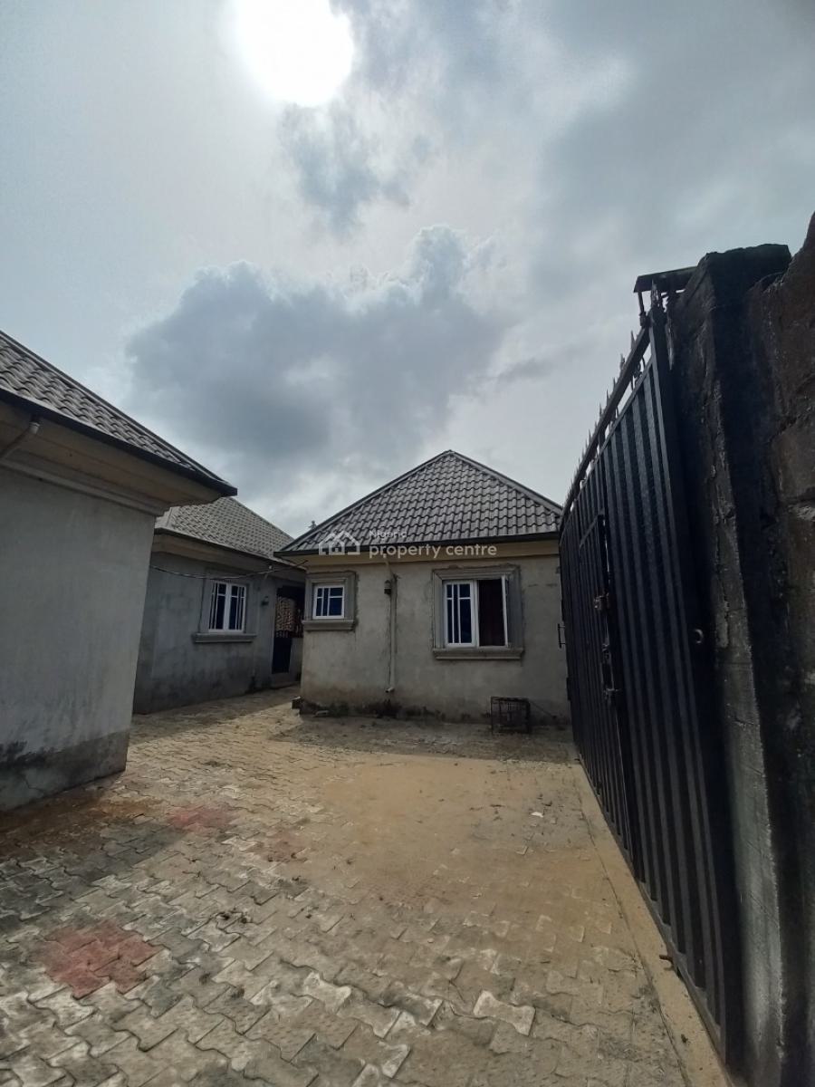 3 Bedroom Detached Bungalow Wt 4 Units of Self-contain Apartments, Chokocho After Iguruta, Port Harcourt, Rivers, Block of Flats for Sale