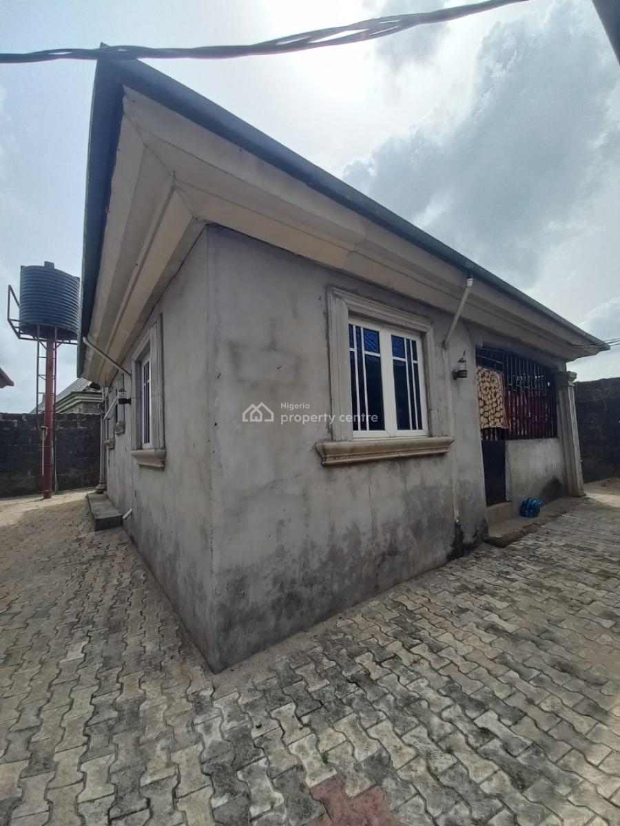 3 Bedroom Detached Bungalow Wt 4 Units of Self-contain Apartments, Chokocho After Iguruta, Port Harcourt, Rivers, Block of Flats for Sale