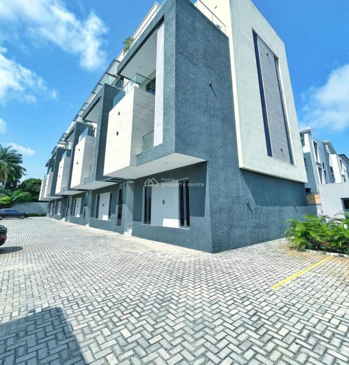 Tastefully Finished and Service 4-bedroom Terrace, Old Ikoyi, Ikoyi, Lagos, Terraced Duplex for Rent