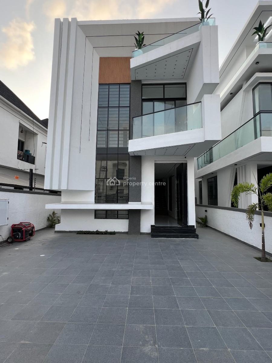 Sleek 5-bedroom Fully Detached Duplex, Chevron, Lekki, Lagos, Detached Duplex for Sale