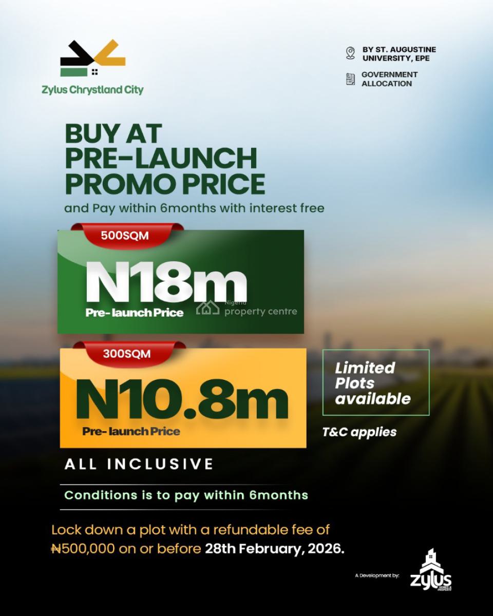 Land with Government Allocation, Chrystland City Estate, By St. Augustine University, Epe - Lekki Express, Epe, Lagos, Residential Land for Sale