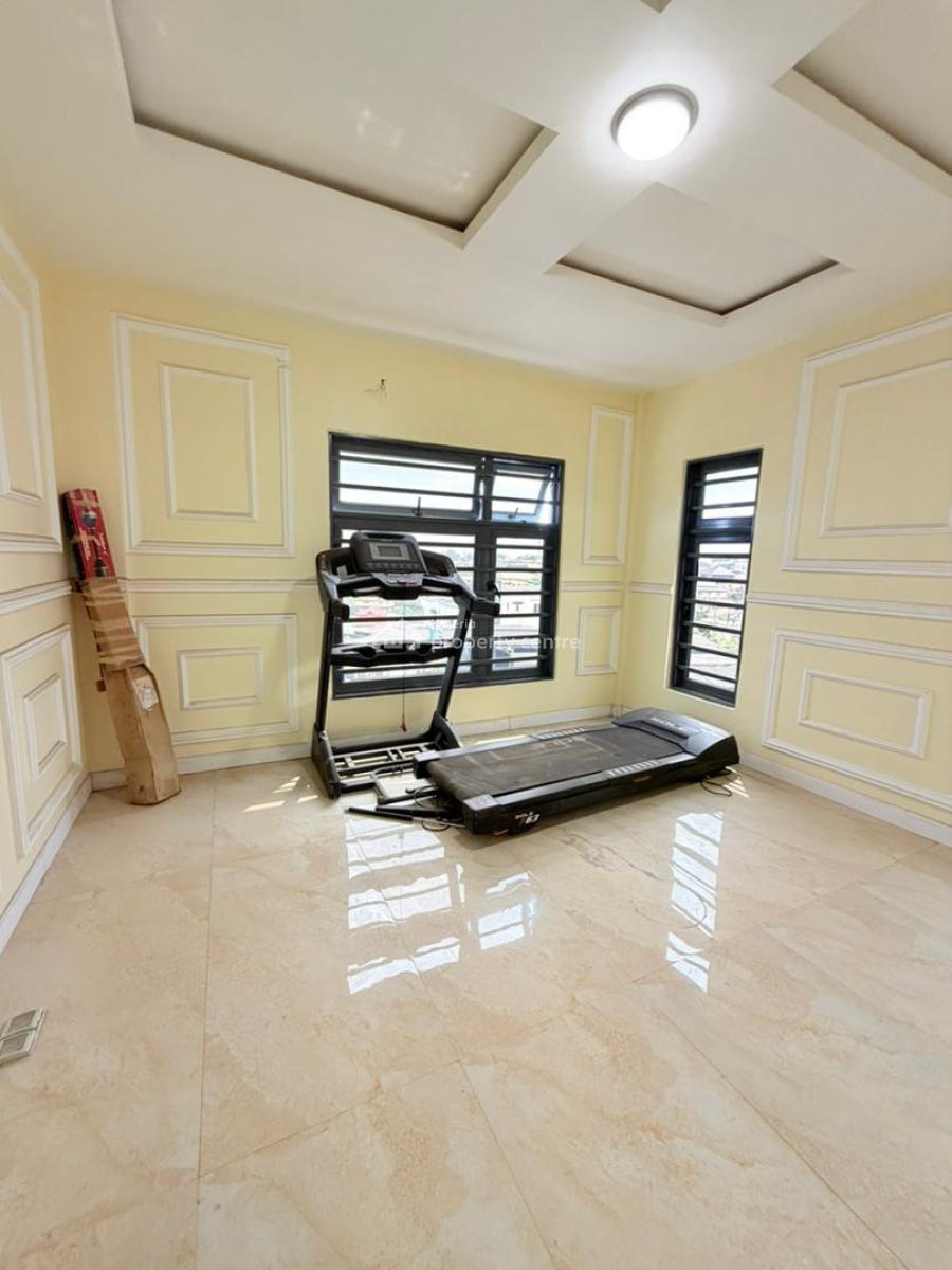 Sophisticated 5 Bedroom Fully Detached Duplex Plus Pool, Gym Room, Bq, Exclusively Designed Home with Pool, Gym, Bq, Terrace in an Estate, Maryland, Lagos, Detached Duplex for Sale