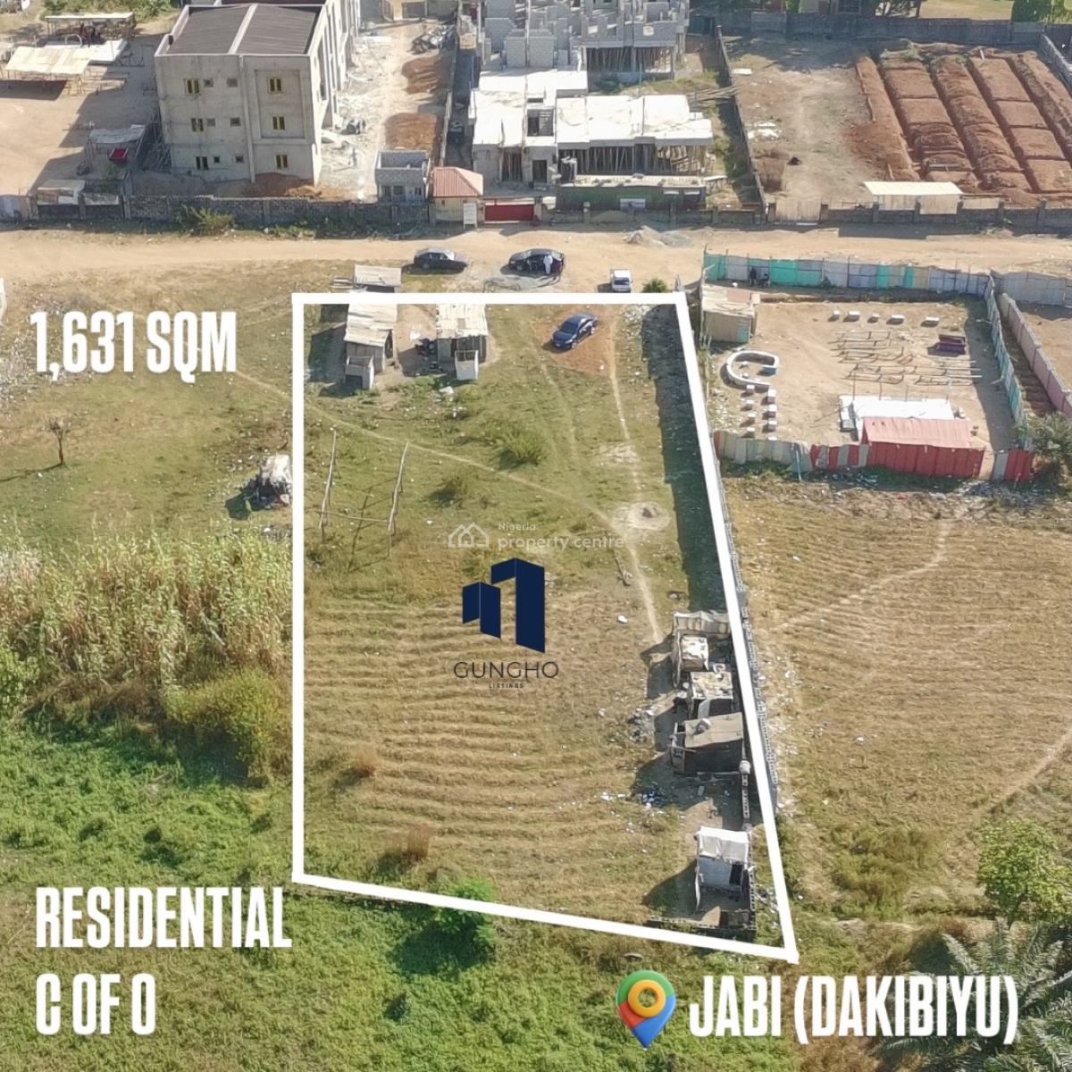 1630 Sqm Residential Land in Jabi-dakibiyu, Dakibiyu, Abuja, Residential Land for Sale