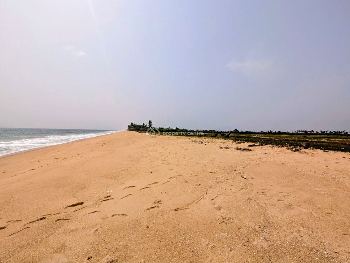 Atlantic Oceanfront 20,000sqm with C of O, Beside La Campagne Tropicana Resort, Otolu, Ibeju Lekki, Lagos, Land for Sale