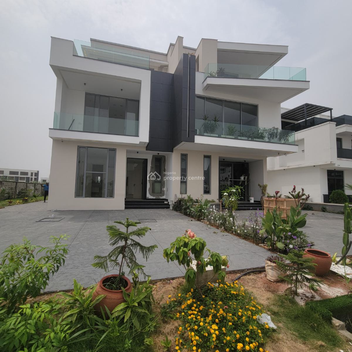 Massive 5 Bedroom Semi Duplex with a Bq and a Pool, Ikate, Lekki, Lagos, Semi-detached Duplex for Sale