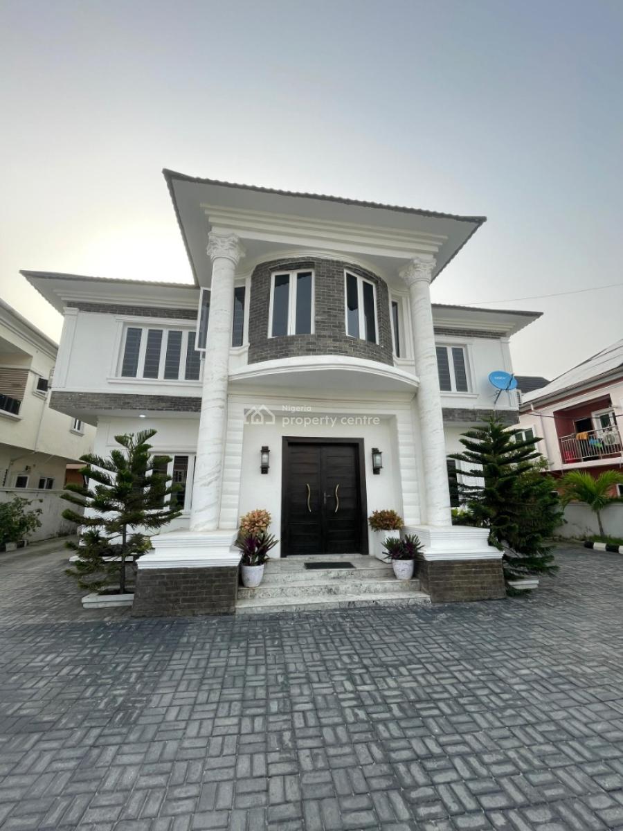 Luxurious 7 Bedroom Fully Detached House with Greenery, By Freedom Way, Lekki Phase 1, Lekki, Lagos, Detached Duplex for Sale