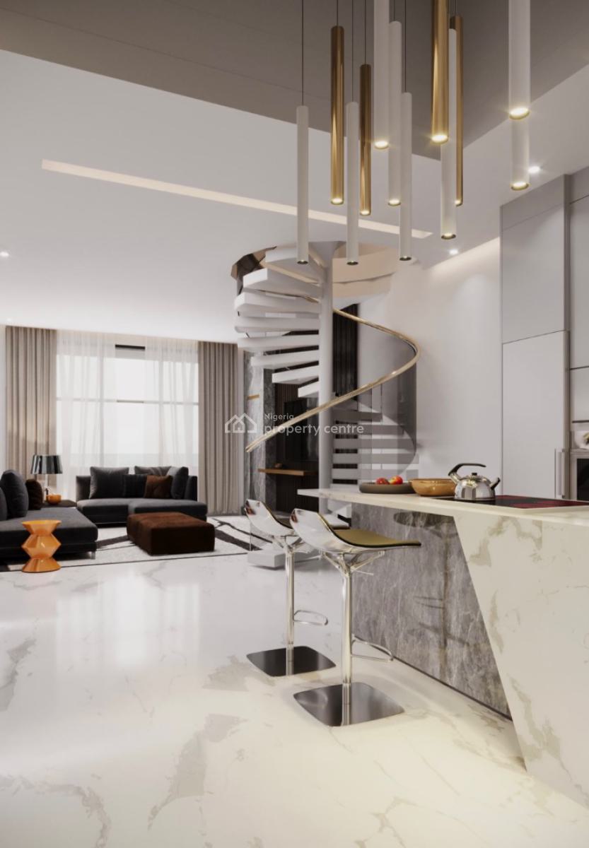 1 Bedroom Maisonette Loft Penthouse on 102sqm on 8th and 9th Floor, Victoria Island (vi), Lagos, Flat / Apartment for Sale