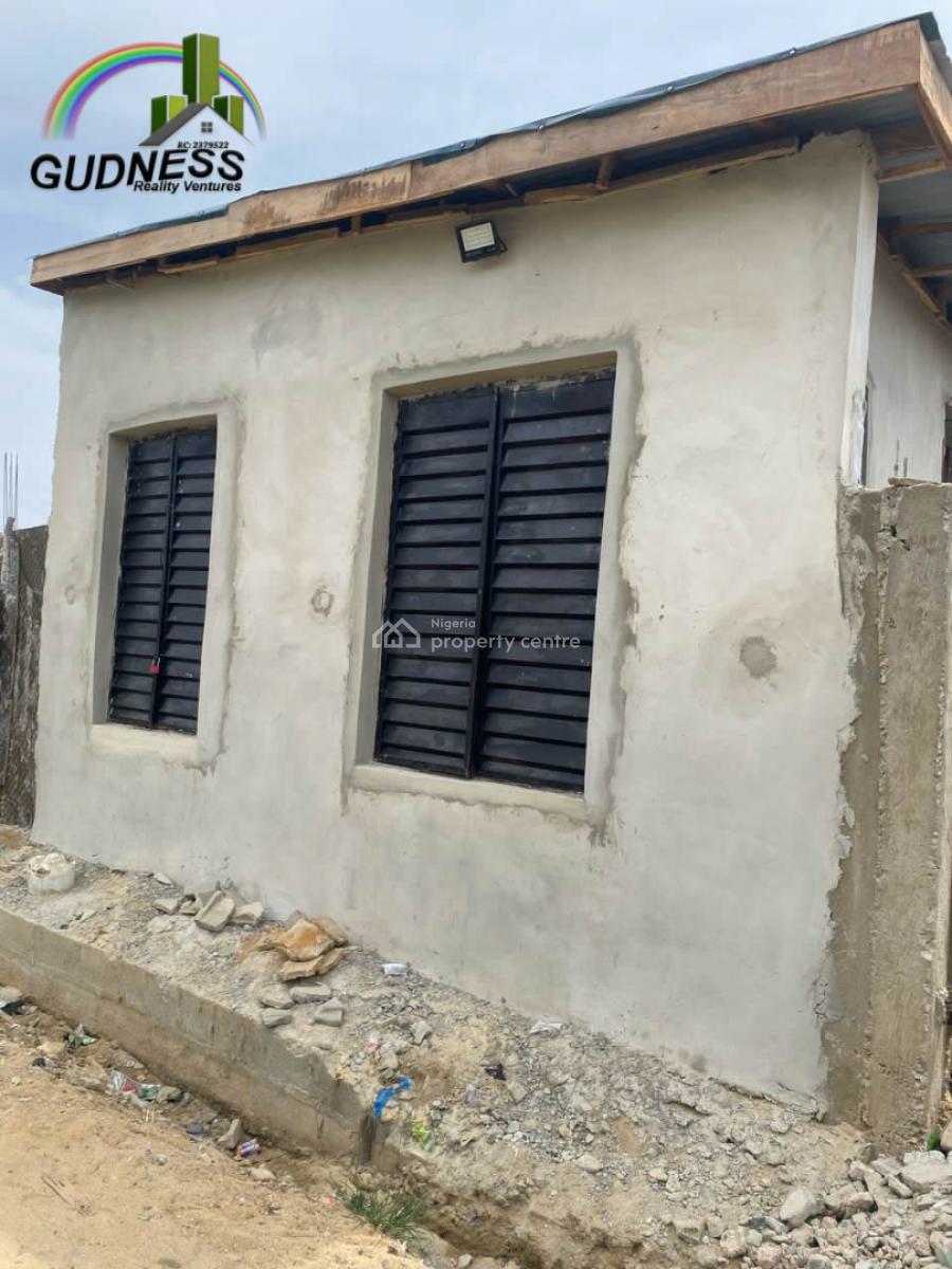 2 Bedroom Bungalow with a Self Contain and Two Shops, Ajah, Lagos, House for Sale