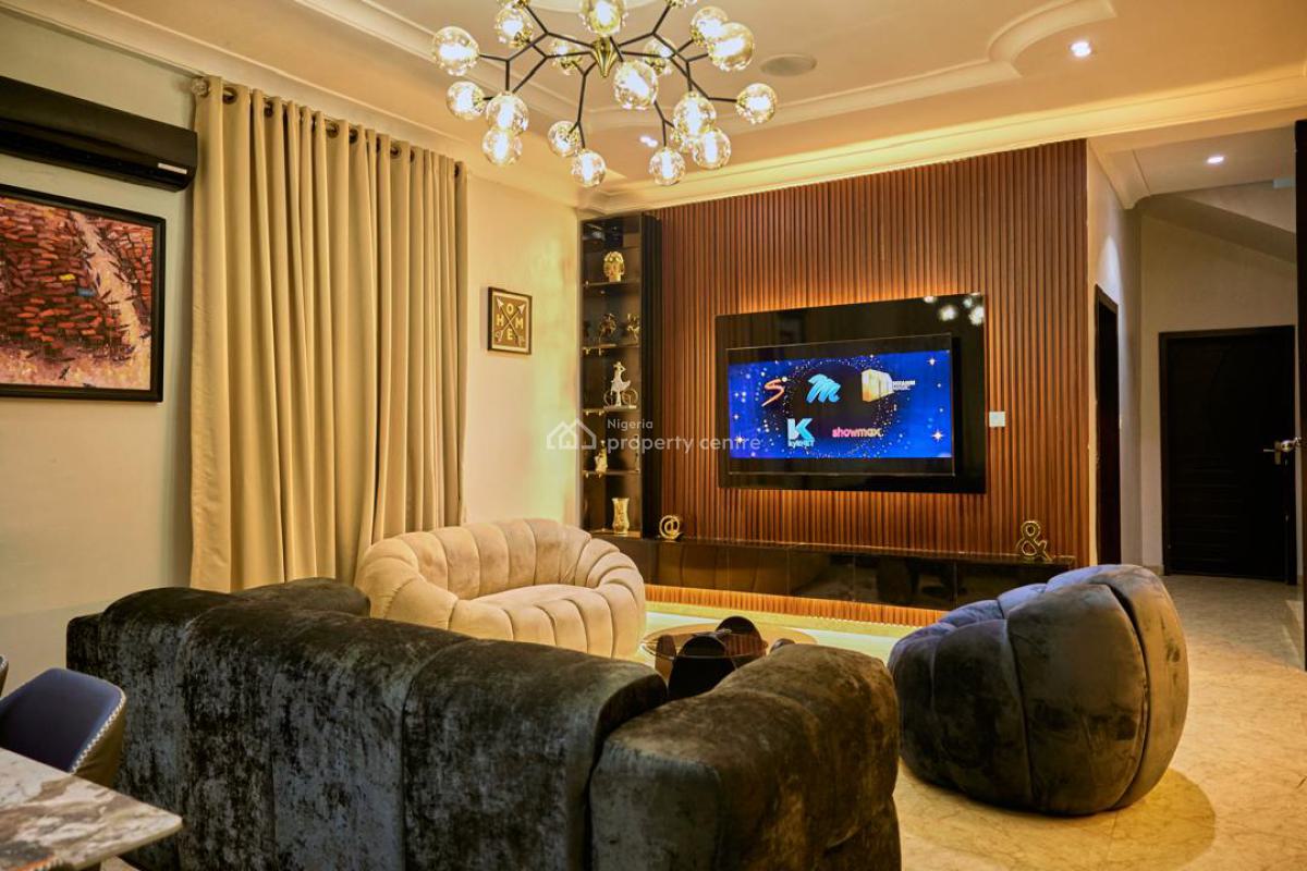 Exquisite 4-bedroom Duplex,self Compound, Bera Estate Chevron, Lekki, Lagos, Detached Duplex Short Let