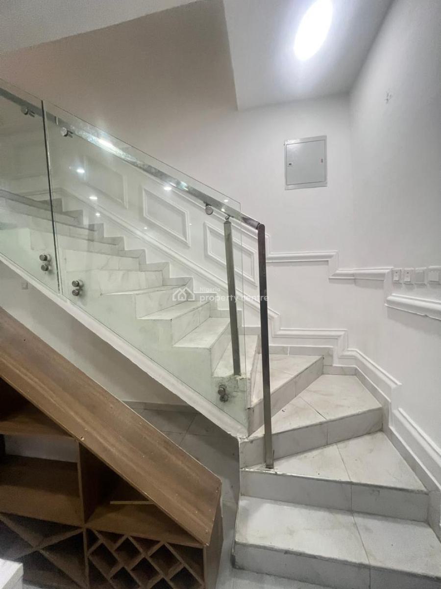 Serviced 4 Bedroom Terrace with Pool & 24/7 Light, Nicon Town, Lekki, Lagos, Terraced Duplex for Rent