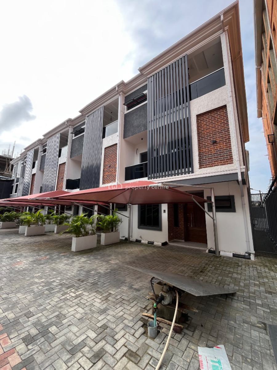New Built Contemporary 4 Bedroom Terraced House in a Fully Serviced, Within a Gated Estate Off Freedomway Ikate Elegbushi Lekki Lagos, Ikate Elegushi, Lekki, Lagos, Terraced Duplex for Sale