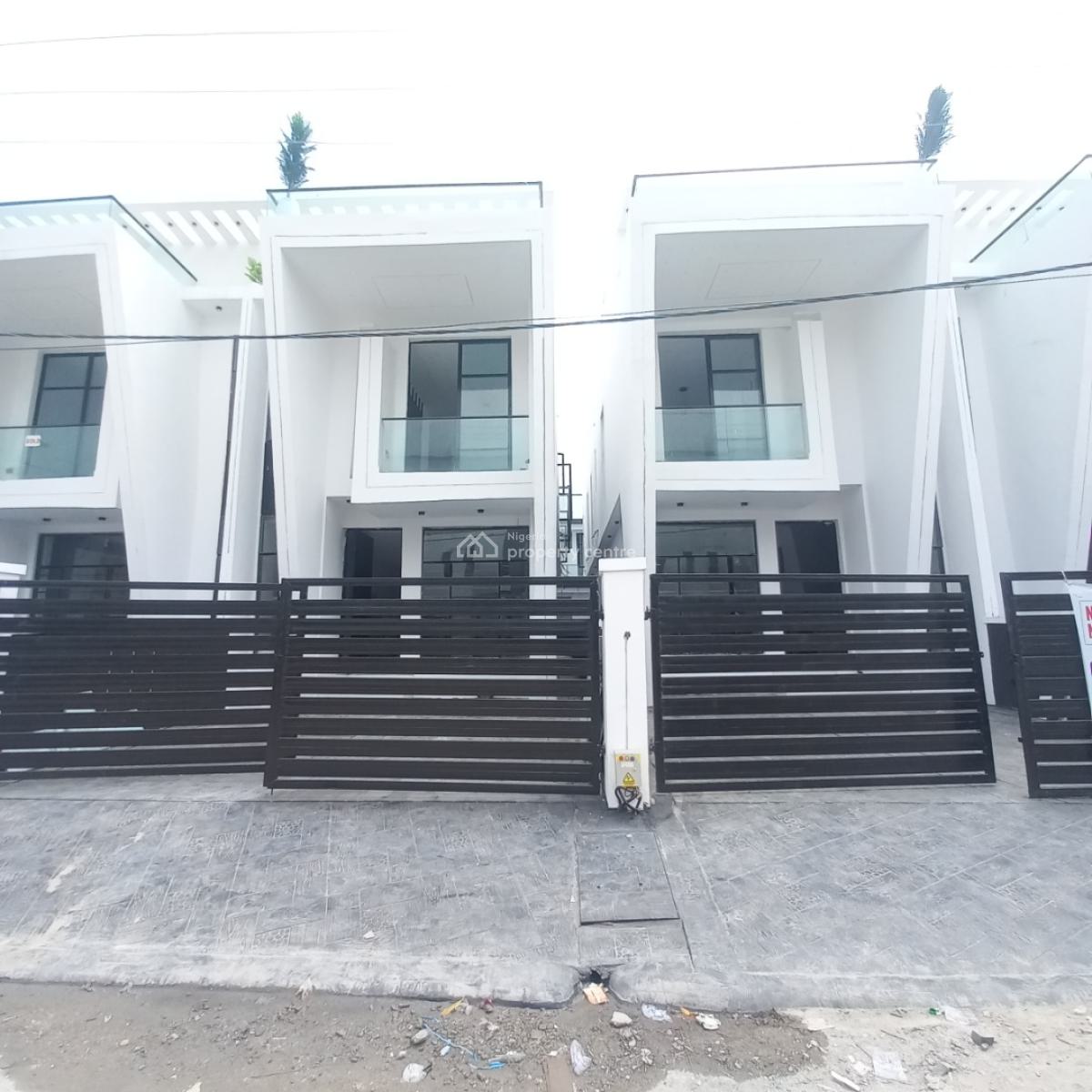 4 Bedroom Semi-detached Duplex with Bq, Ikota, Lekki, Lagos, Semi-detached Duplex for Rent