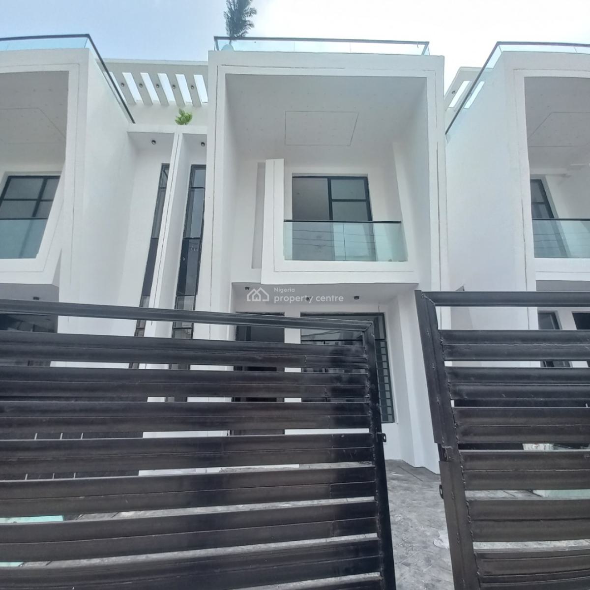 4 Bedroom Semi-detached Duplex with Bq, Ikota, Lekki, Lagos, Semi-detached Duplex for Rent