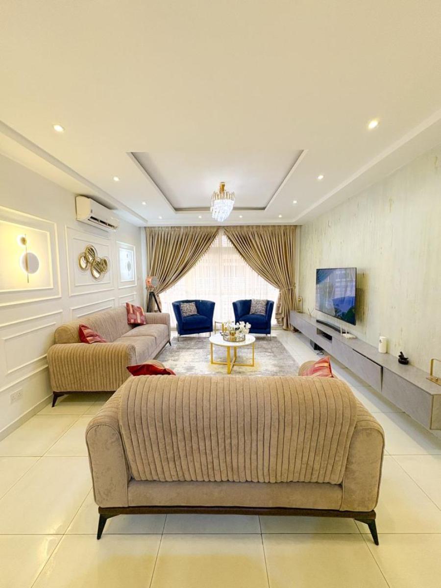 Fully Furnished 3 Bedroom Apartment, Osapa, Lekki, Lagos, Flat / Apartment for Rent