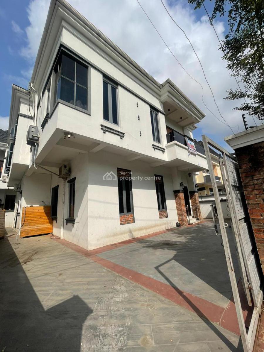 Massive 5 Bedroom Fully Detached Duplex with Bq., Chevron, Lekki, Lagos, Detached Duplex for Rent