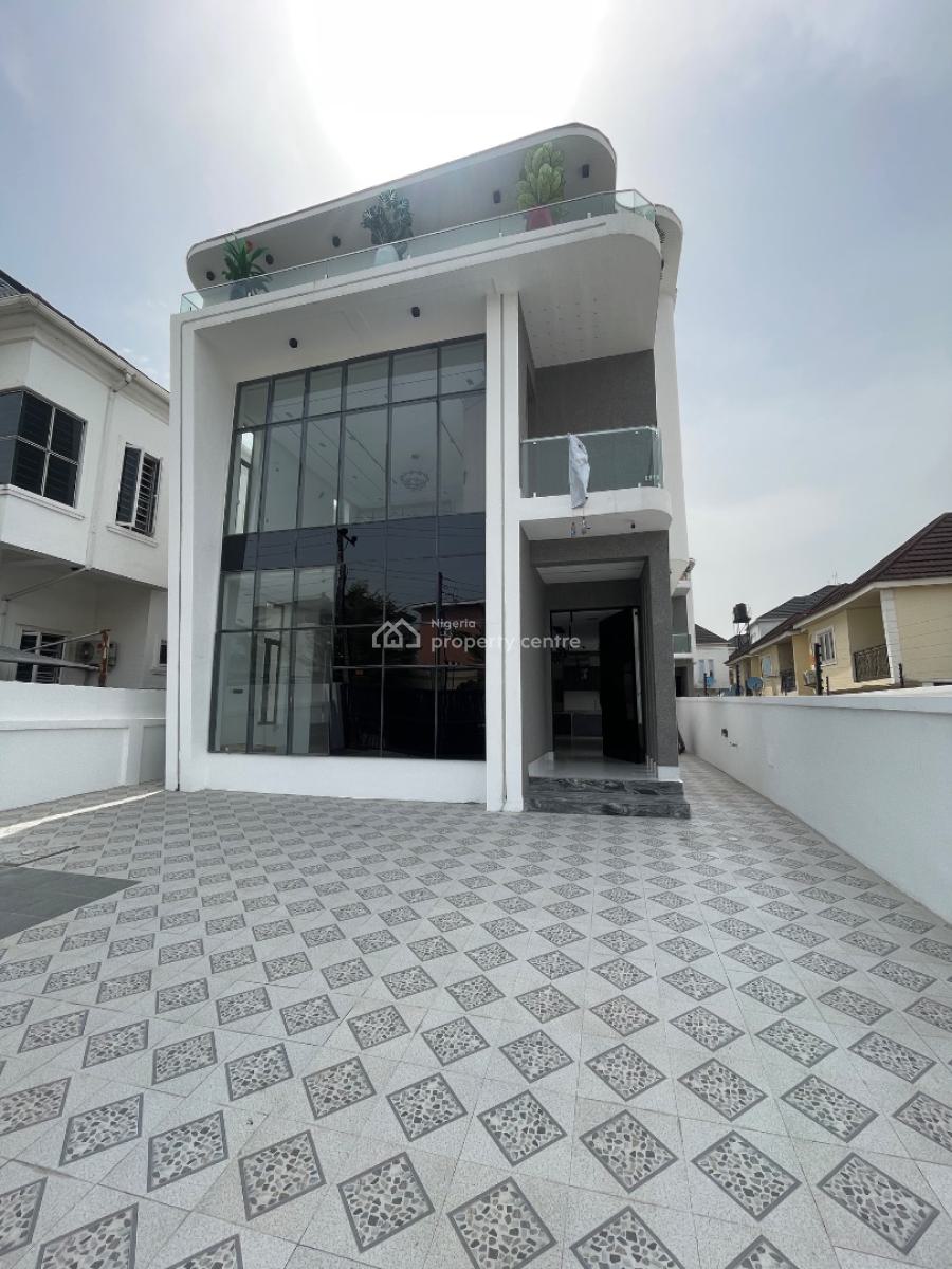 Luxury and Newly Built 5 Bedroom Duplex with Bq in a Serene Estate, Chevron, Lekki, Lagos, Detached Duplex for Sale