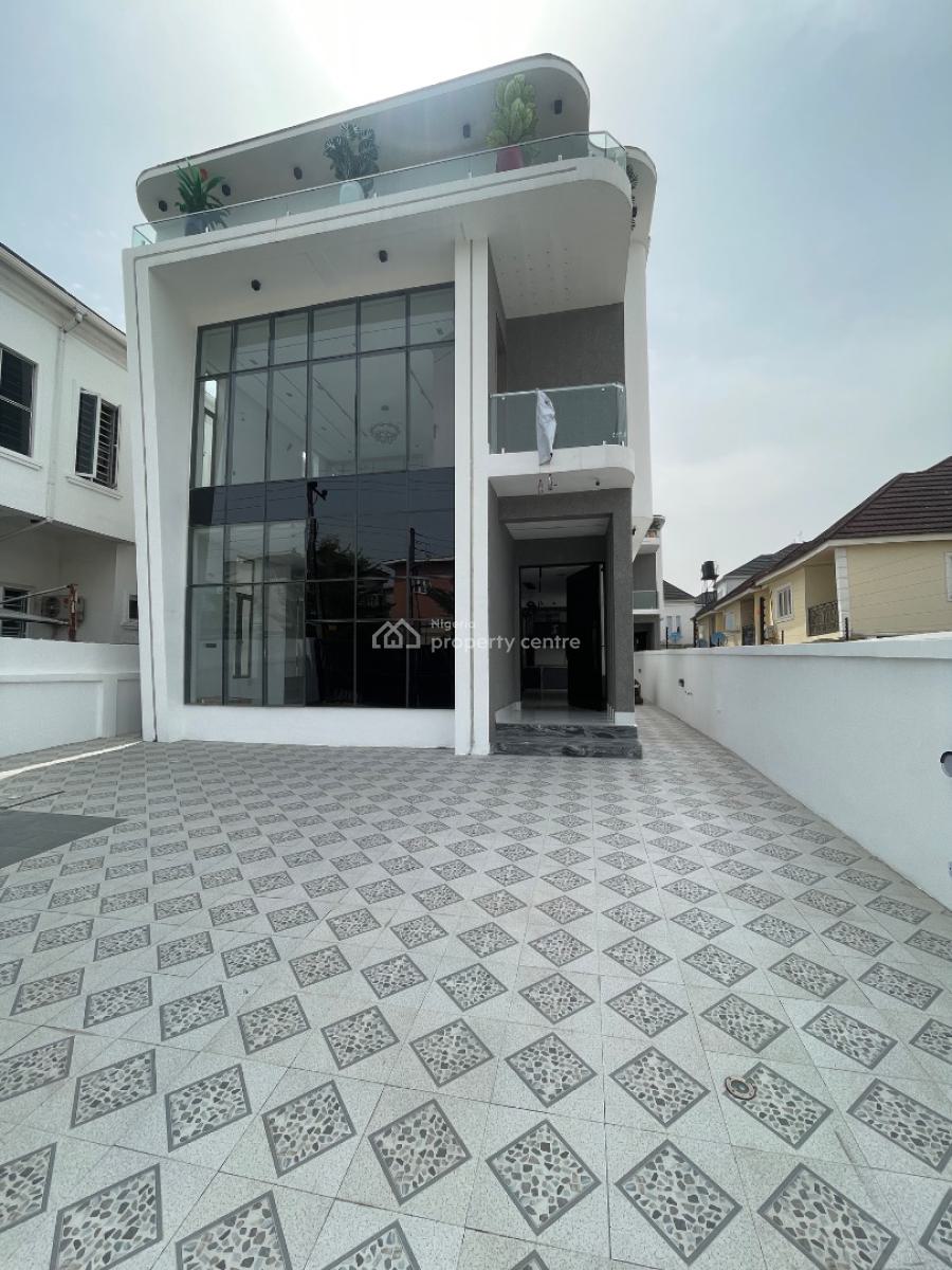 Luxury and Newly Built 5 Bedroom Duplex with Bq in a Serene Estate, Chevron, Lekki, Lagos, Detached Duplex for Sale