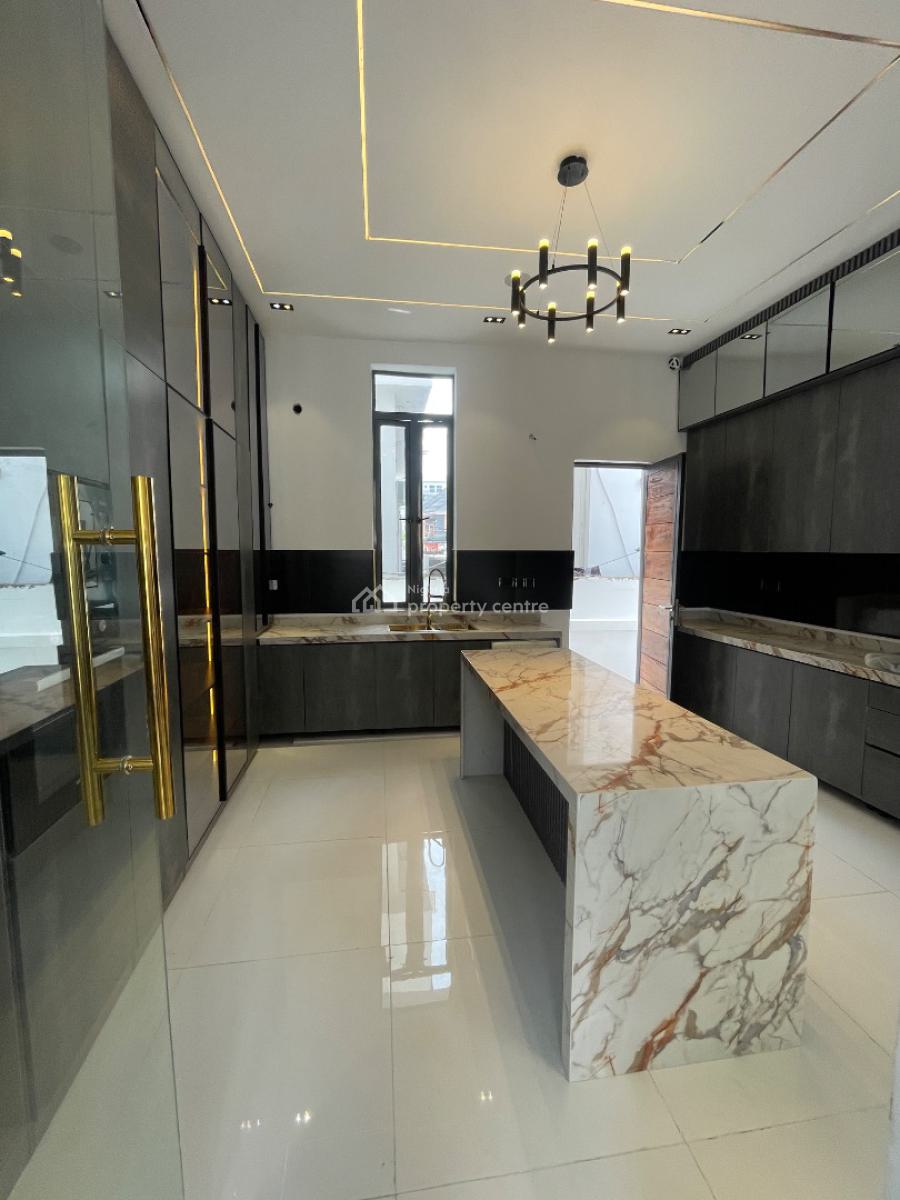 Luxury and Newly Built 5 Bedroom Duplex with Bq in a Serene Estate, Chevron, Lekki, Lagos, Detached Duplex for Sale