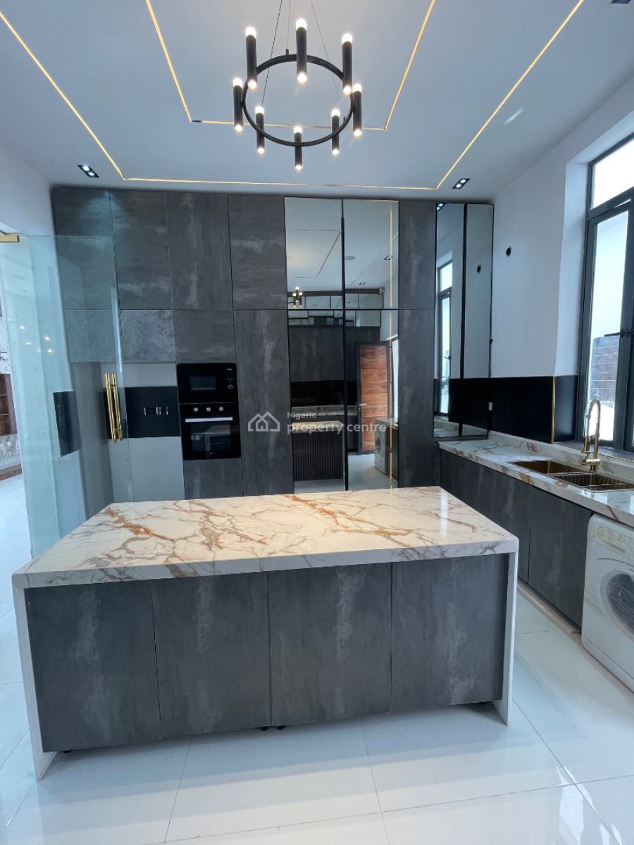 Luxury and Newly Built 5 Bedroom Duplex with Bq in a Serene Estate, Chevron, Lekki, Lagos, Detached Duplex for Sale