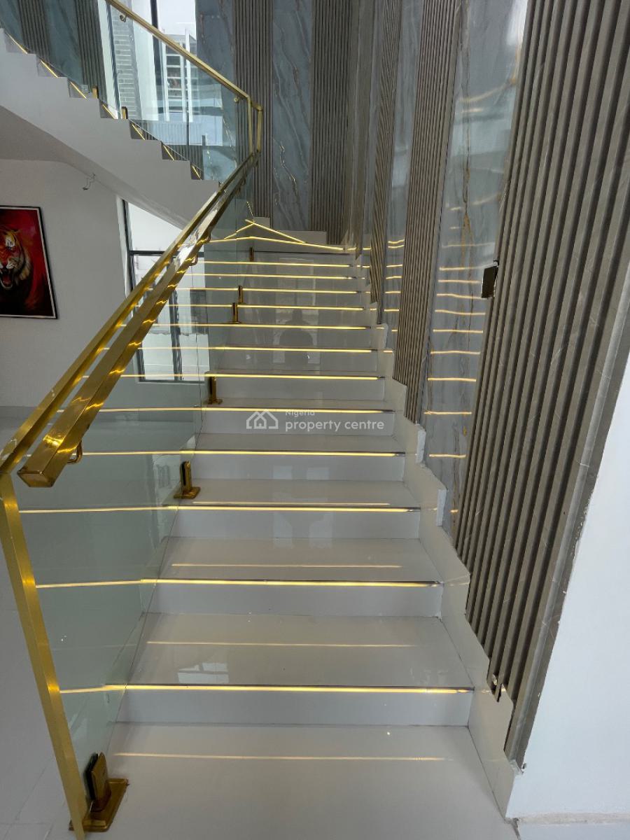 Luxury and Newly Built 5 Bedroom Duplex with Bq in a Serene Estate, Chevron, Lekki, Lagos, Detached Duplex for Sale