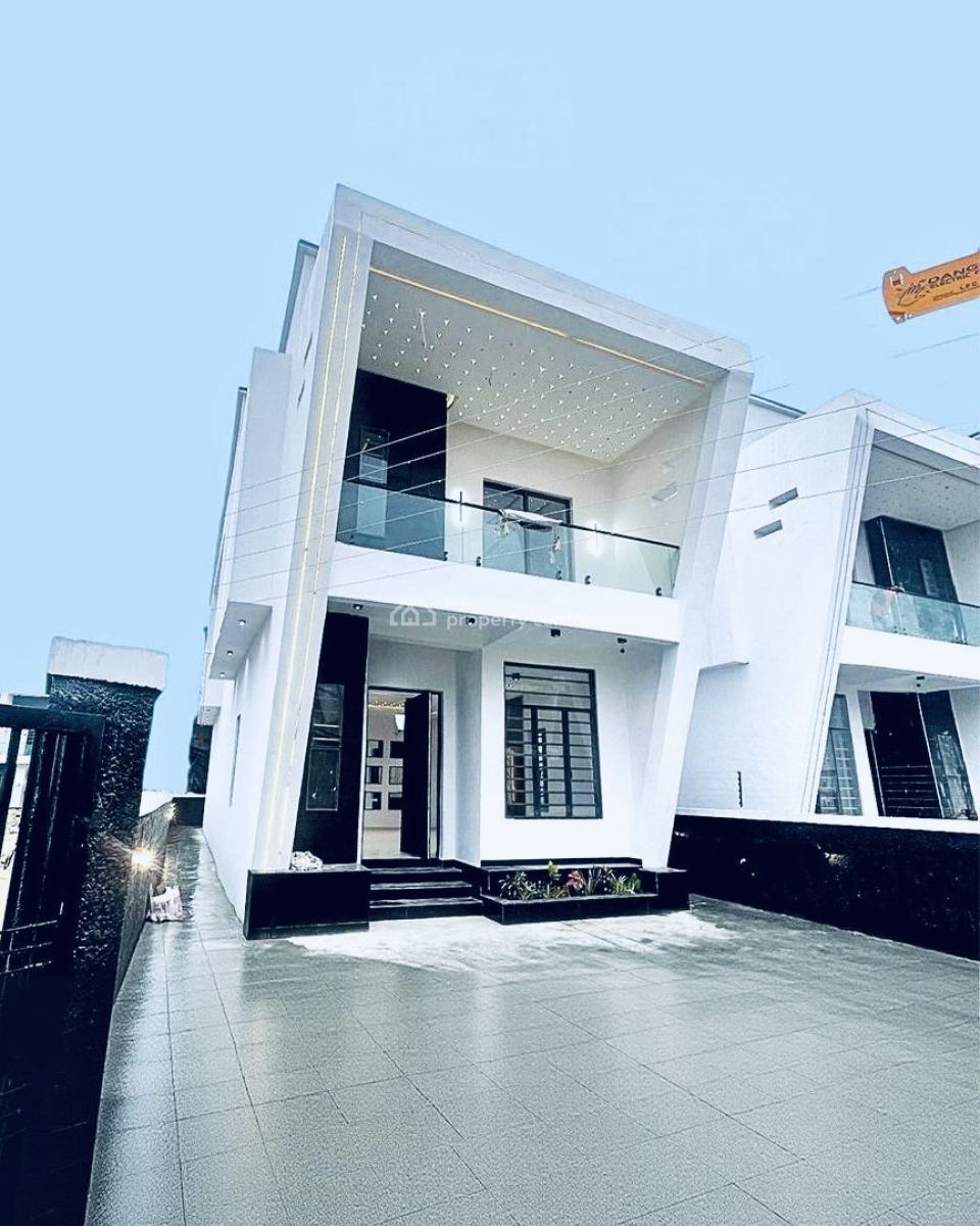 Bran New 4 Bedrooms Fully Detached Duplex with Bq, Private Estate with Access Code Ajah Lagos, Ado, Ajah, Lagos, Detached Duplex for Rent