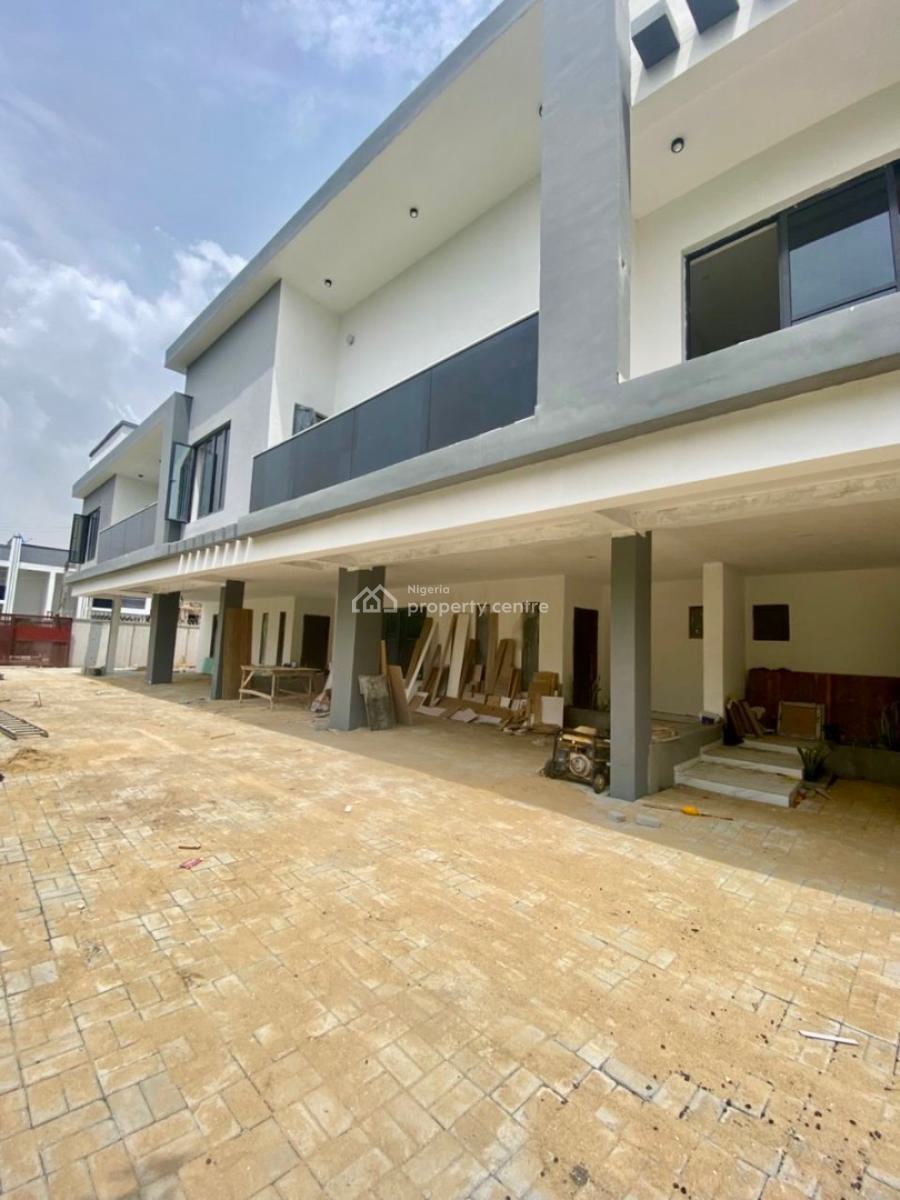 Modern Brand New with a B Q, Lekki Scheme 2, Ajah, Lagos, Terraced Duplex for Rent