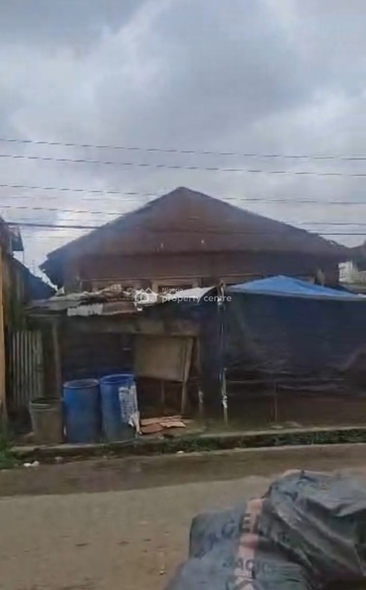 Standard Full Plot with Demolishable Bungalow on It at  Ala, Alagomeji, Yaba, Lagos, Block of Flats for Sale