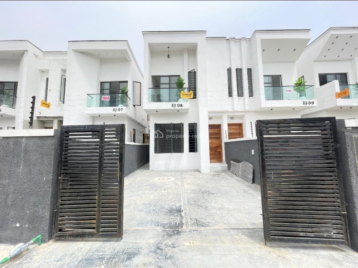 Spacious 4 Bedroom Semi-detached Duplex with Boys Quarter, Ikota, Lekki, Lagos, Semi-detached Duplex for Sale