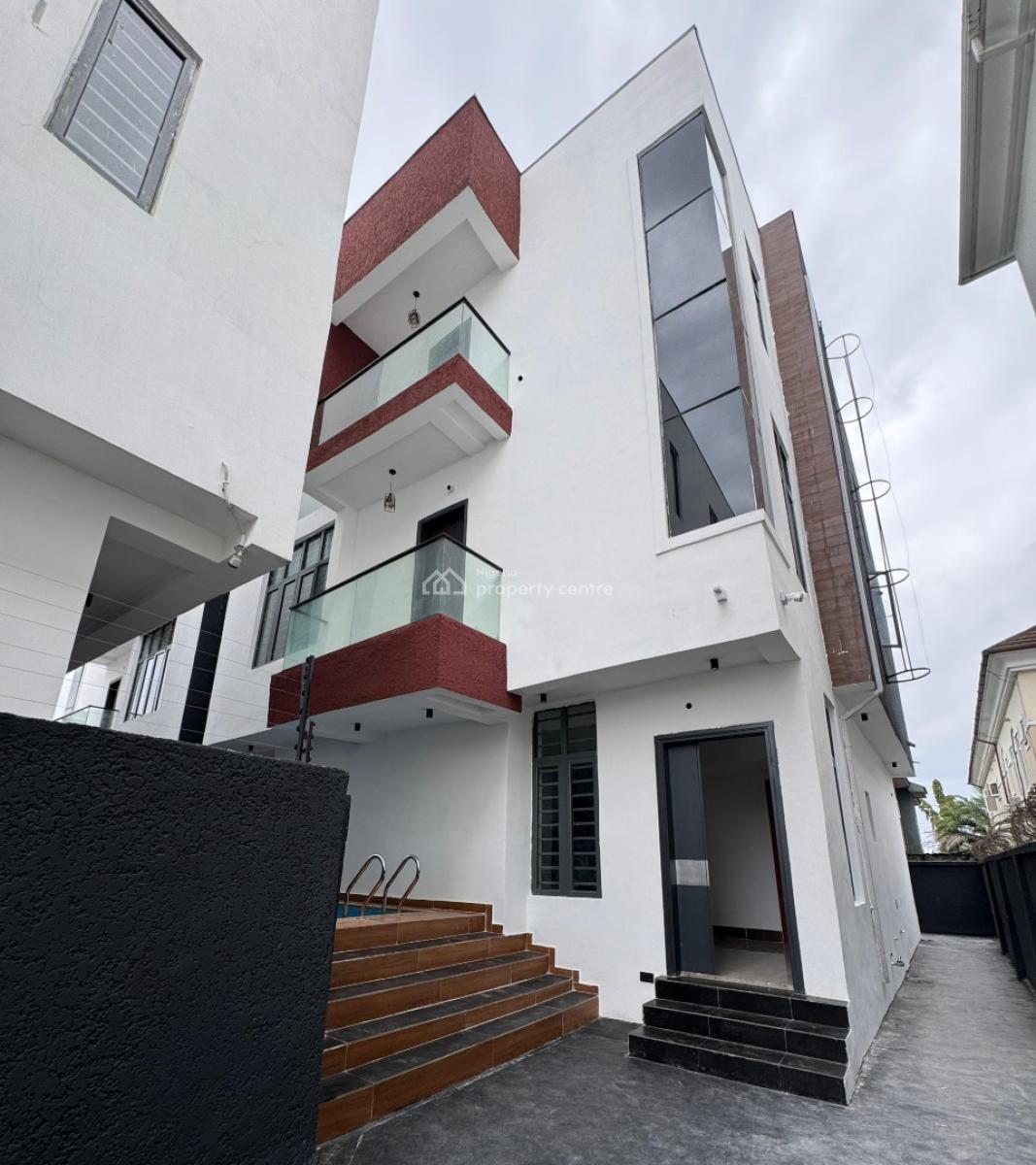Classy 5 Bedrooms Detached Duplex with a Bq, Pool, Lekki Phase 1, Lekki, Lagos, Detached Duplex for Sale