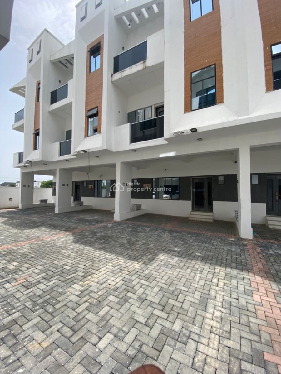 Newly Beautiful Built  with B Q, Lekki Scheme 2, Ajah, Lagos, Terraced Duplex for Sale