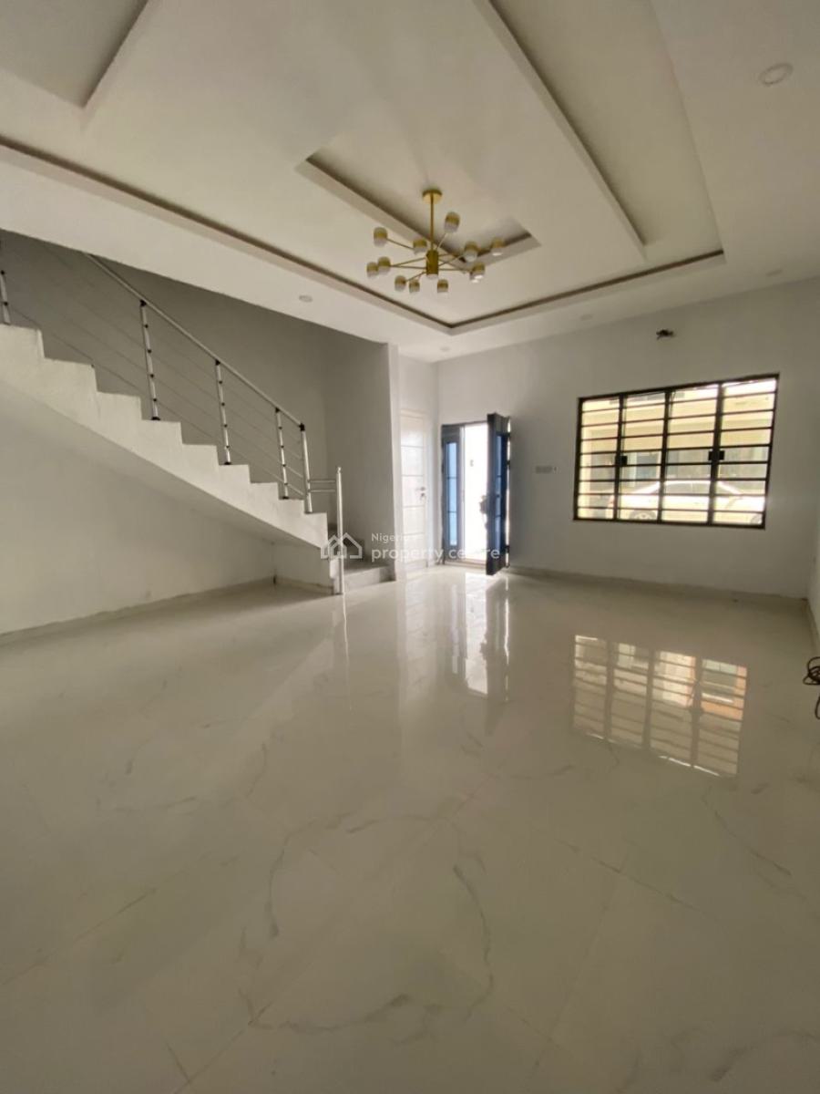 Newly Beautiful Built  with B Q, Lekki Scheme 2, Ajah, Lagos, Terraced Duplex for Sale