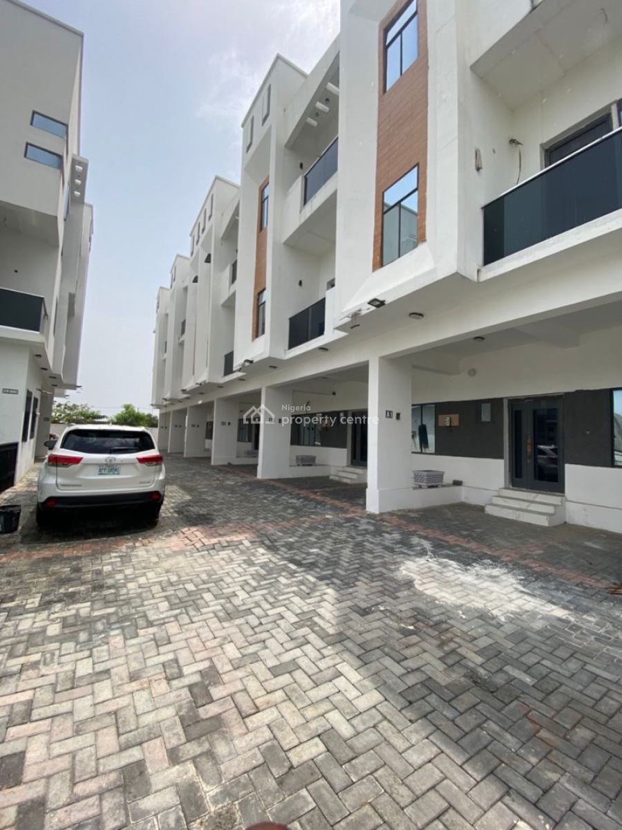 Newly Beautiful Built  with B Q, Lekki Scheme 2, Ajah, Lagos, Terraced Duplex for Sale