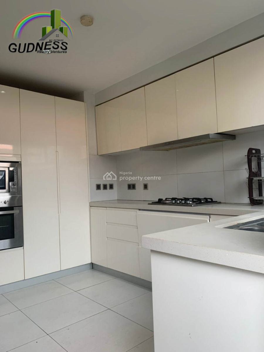 Furnished and Service 4 Bedroom Terrace with a Room Bq, Oniru, Lekki, Lagos, Flat / Apartment for Rent