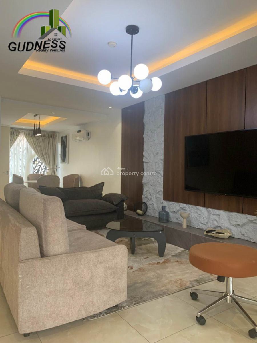 Furnished and Service 4 Bedroom Terrace with a Room Bq, Oniru, Lekki, Lagos, Flat / Apartment for Rent