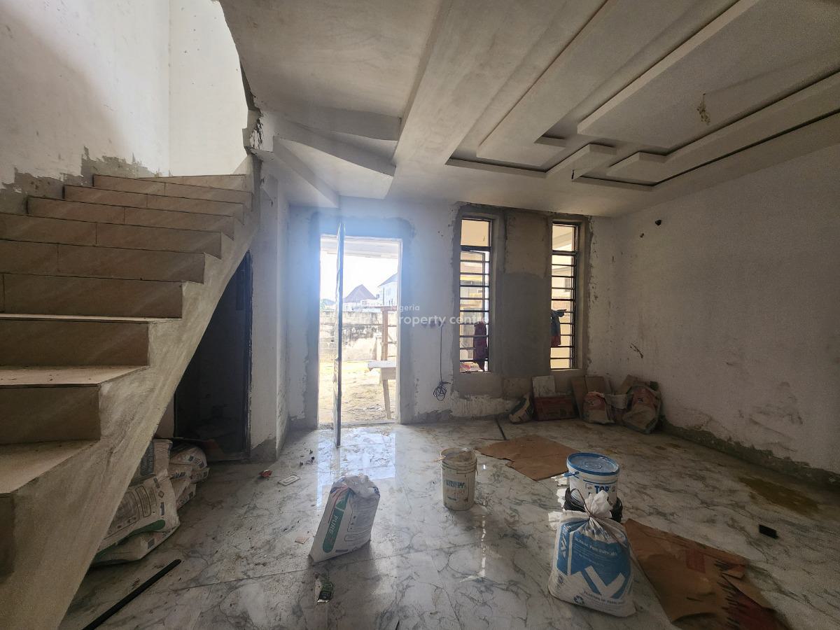 4 Bedrooms Terrace House, Behind Blanco Supermarket, Sangotedo, Ajah, Lagos, Terraced Duplex for Sale