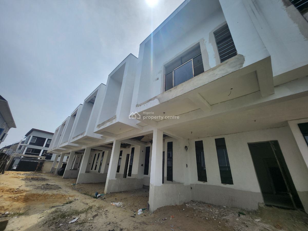 4 Bedrooms Terrace House, Behind Blanco Supermarket, Sangotedo, Ajah, Lagos, Terraced Duplex for Sale