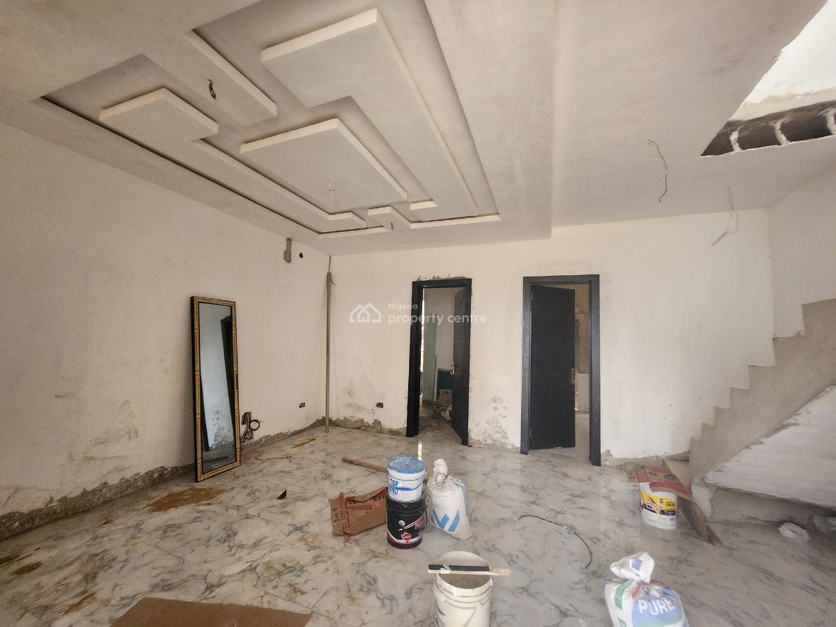 4 Bedrooms Terrace House, Behind Blanco Supermarket, Sangotedo, Ajah, Lagos, Terraced Duplex for Sale