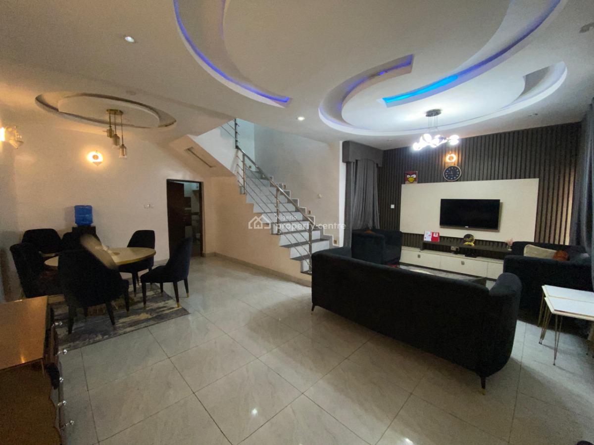 4 Bedroom Terrace Duplex with Bq, Wuye, Abuja, Terraced Duplex for Rent