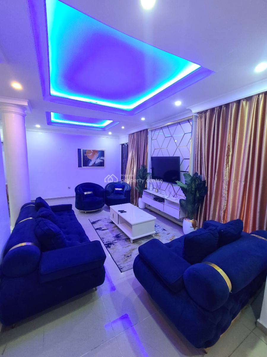 Fully Furnished 2 Bedroom Flat with Elevator & Inverter, Agungi, Lekki, Lagos, Flat / Apartment for Rent