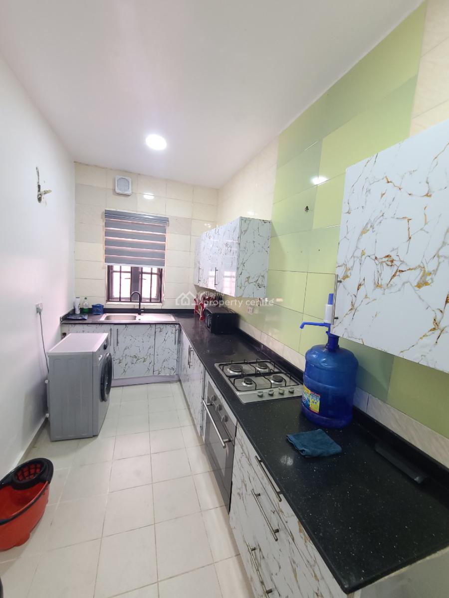 Fully Furnished 2 Bedroom Flat with Elevator & Inverter, Agungi, Lekki, Lagos, Flat / Apartment for Rent