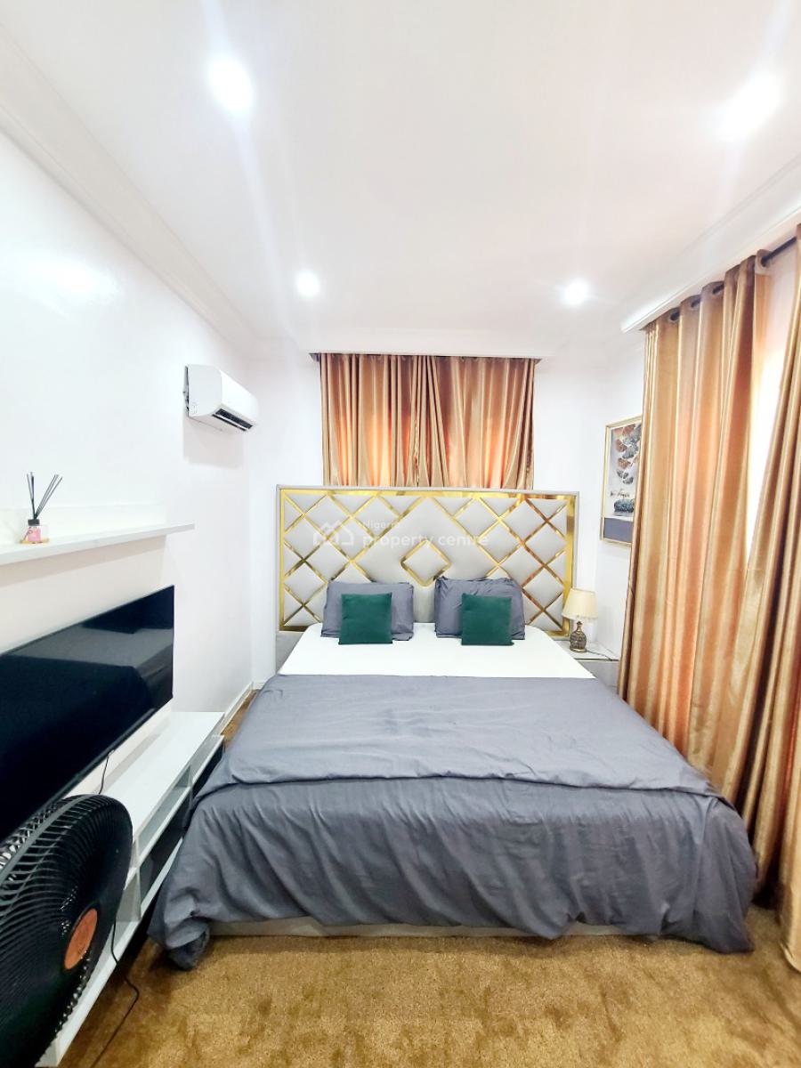 Fully Furnished 2 Bedroom Flat with Elevator & Inverter, Agungi, Lekki, Lagos, Flat / Apartment for Rent