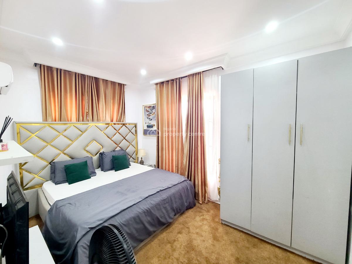 Fully Furnished 2 Bedroom Flat with Elevator & Inverter, Agungi, Lekki, Lagos, Flat / Apartment for Rent