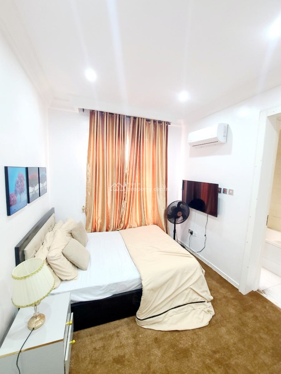 Fully Furnished 2 Bedroom Flat with Elevator & Inverter, Agungi, Lekki, Lagos, Flat / Apartment for Rent